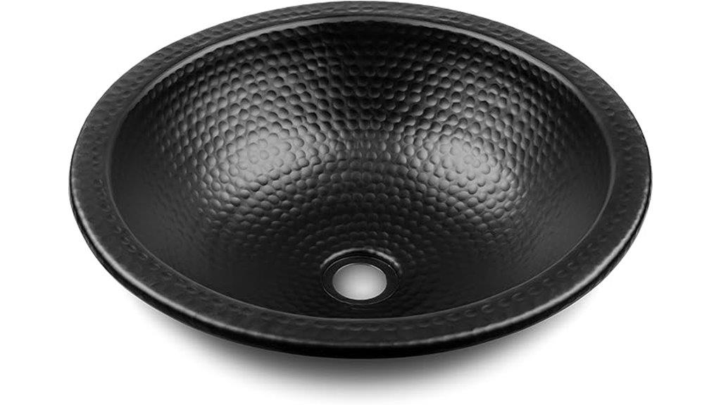 matte black aluminum sink