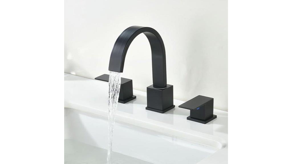 matte black bathroom faucet