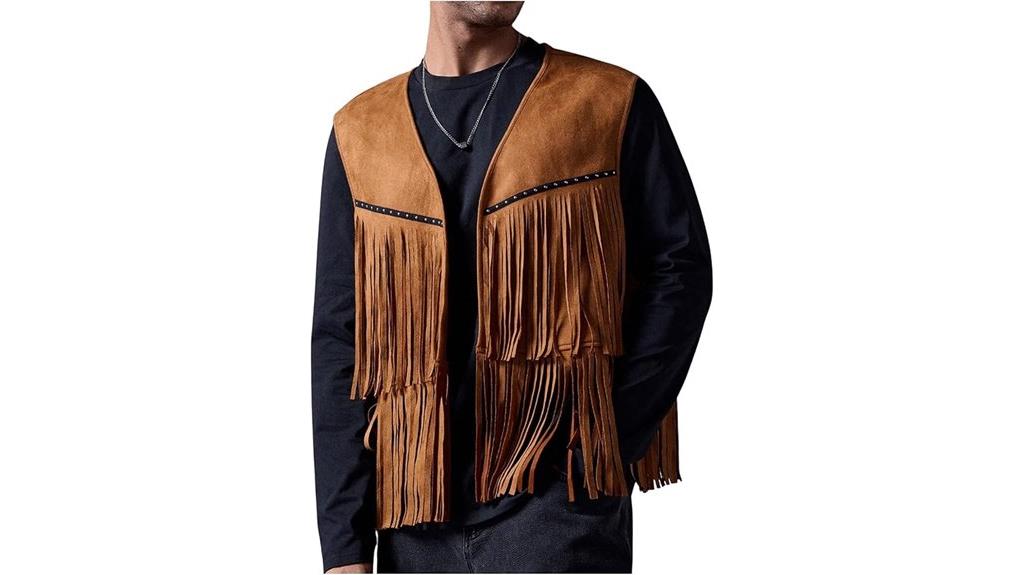 men s casual suede waistcoat