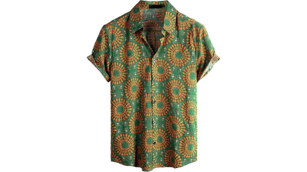 men s floral casual shirts
