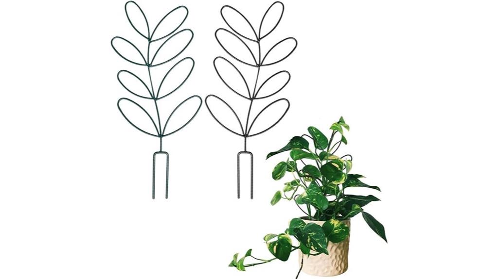 metal wire garden trellises