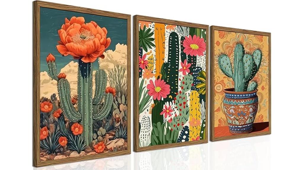 mexican cactus wall art