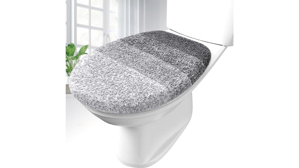 microfiber toilet lid cover