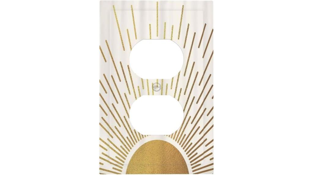 mid century boho sun decor