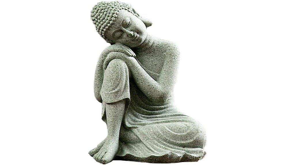 mini buddha stone decor