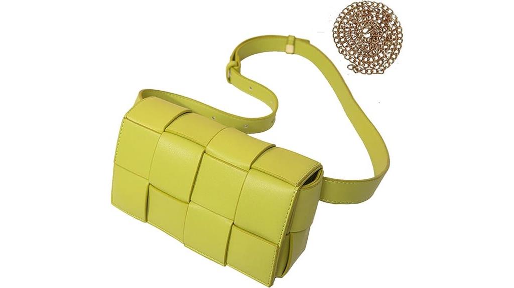 mini woven belt bag