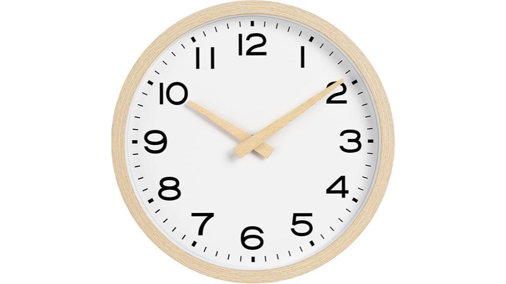 modern boho wall clock