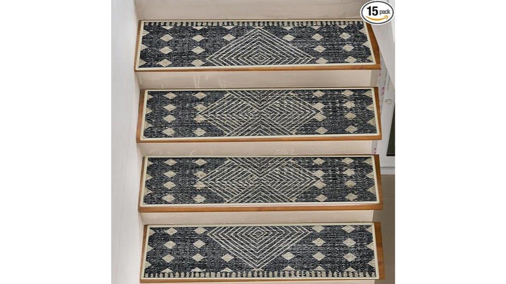 non slip stair tread set