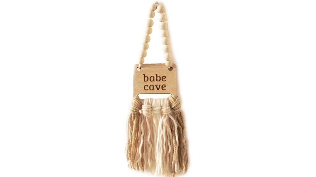 nursery cave sign garland