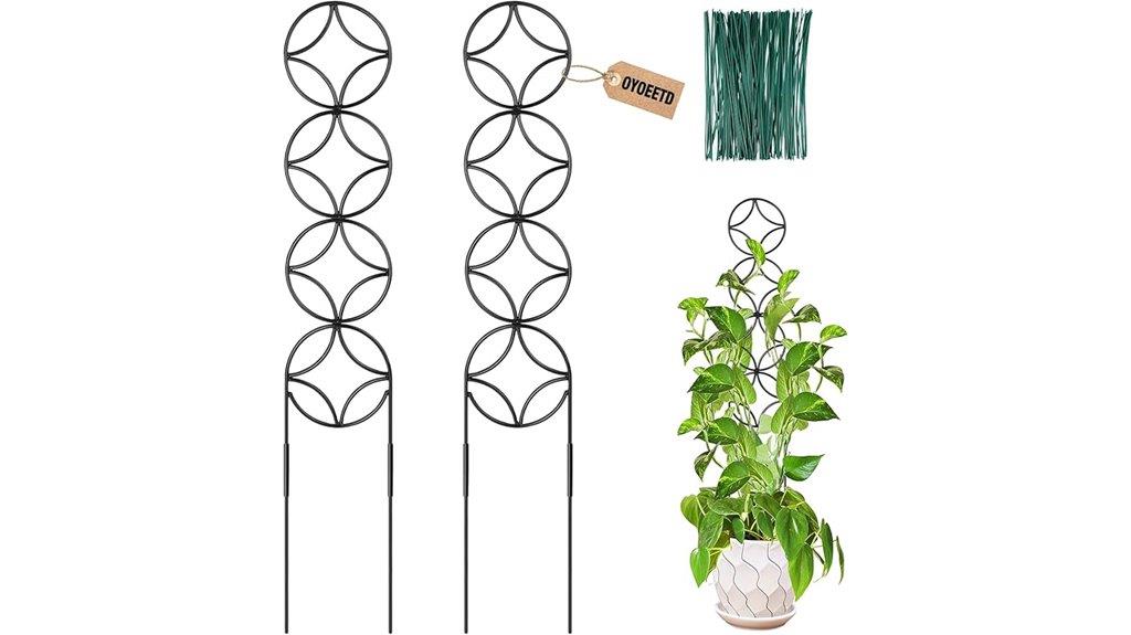 outdoor 24 inch plant trellis