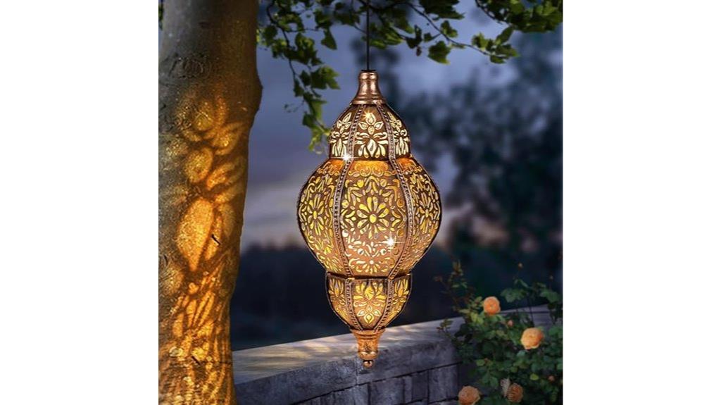 outdoor hanging solar lantern