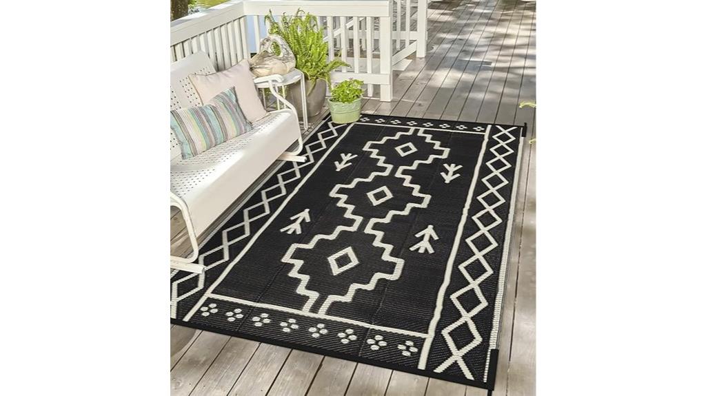 outdoor plastic straw rug