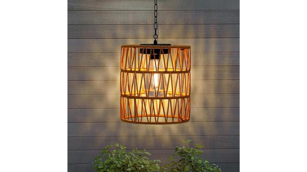 outdoor solar lantern decor