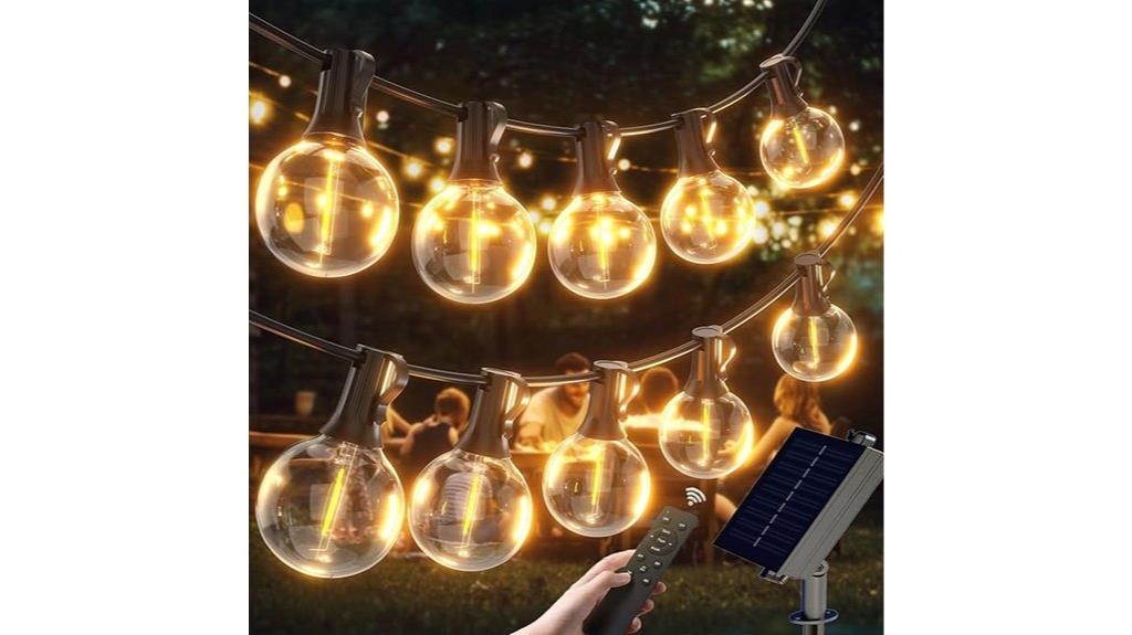 outdoor solar string lights