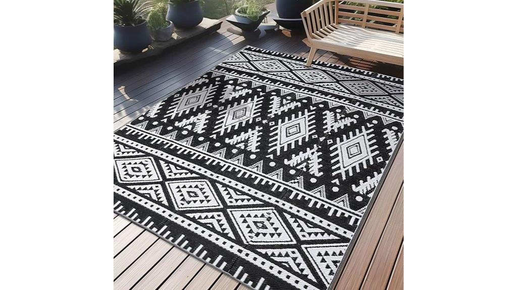 outdoor waterproof 5x8 rug