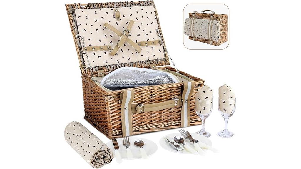 picnic basket for two