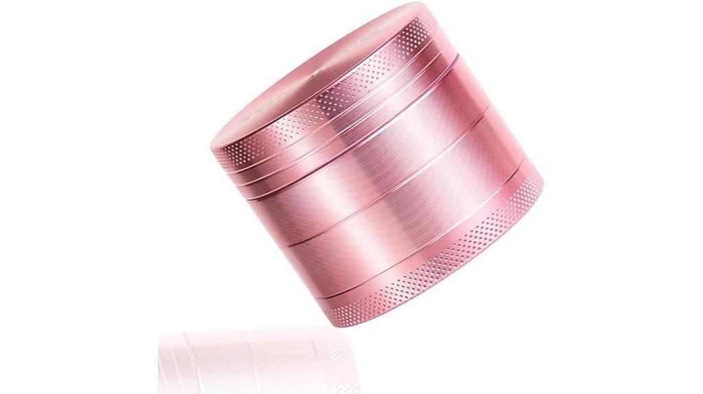 pink 2 inch spice grinder