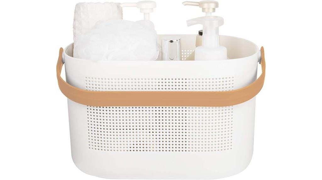plastic baskets with handles