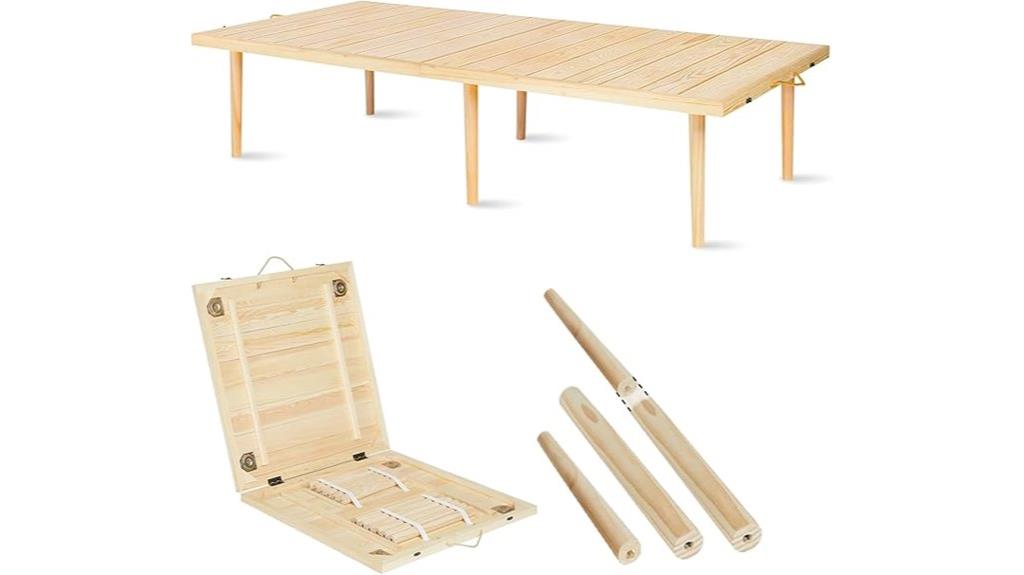 portable 60x30 foldable table