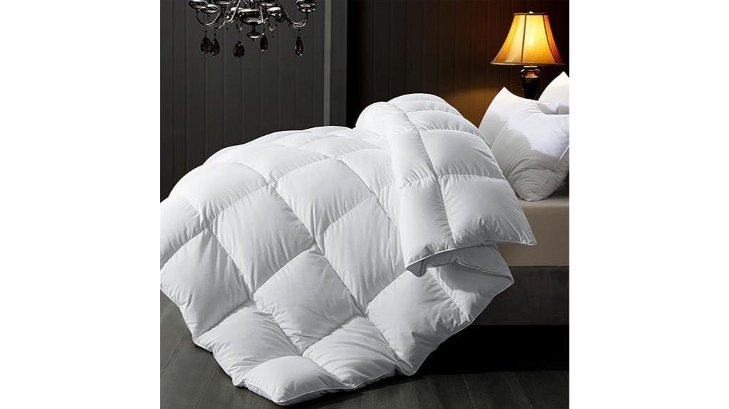 queen sized feather comforter