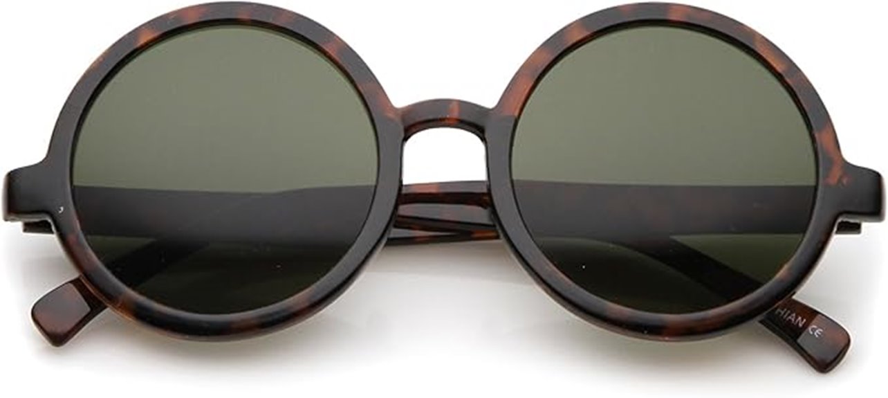 retro horn rimmed sunglasses
