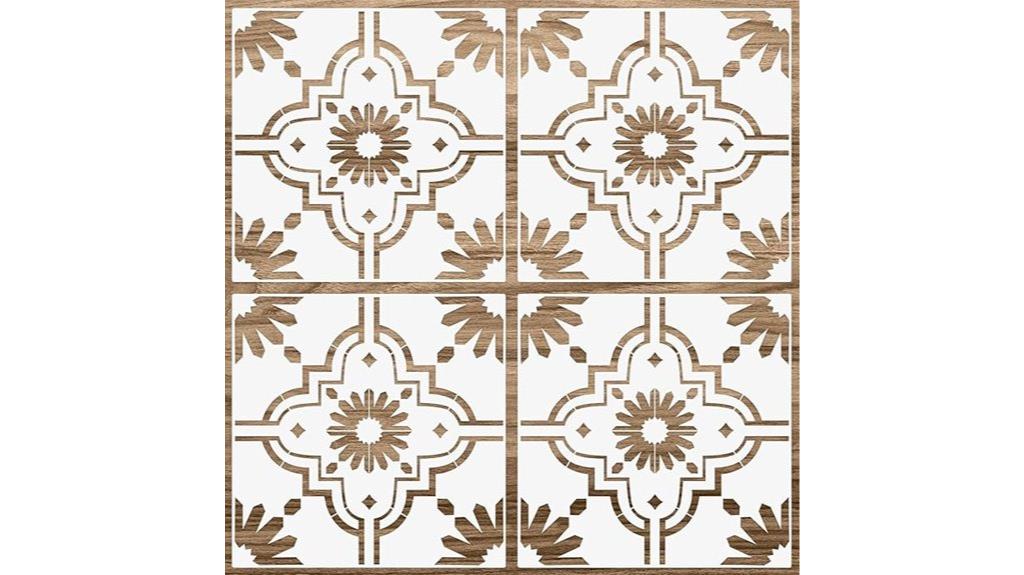 reusable tile stencil kit