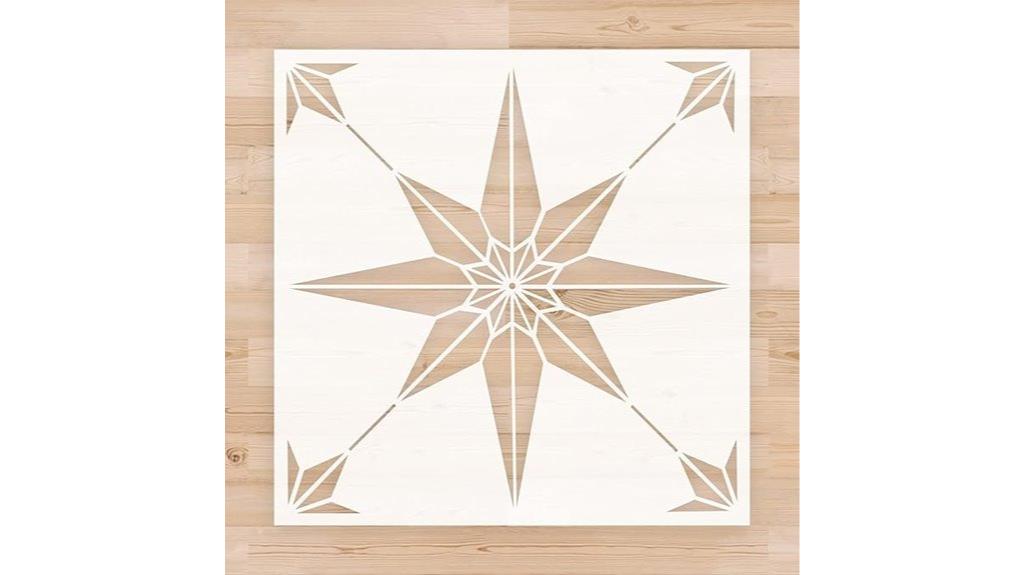 reusable tile stencil set