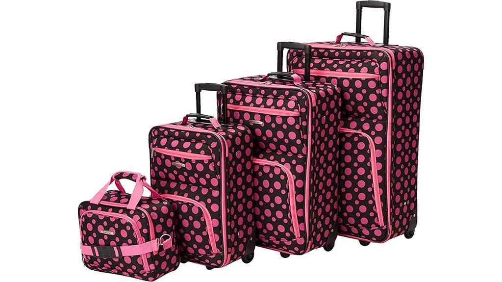 rockland softside luggage set