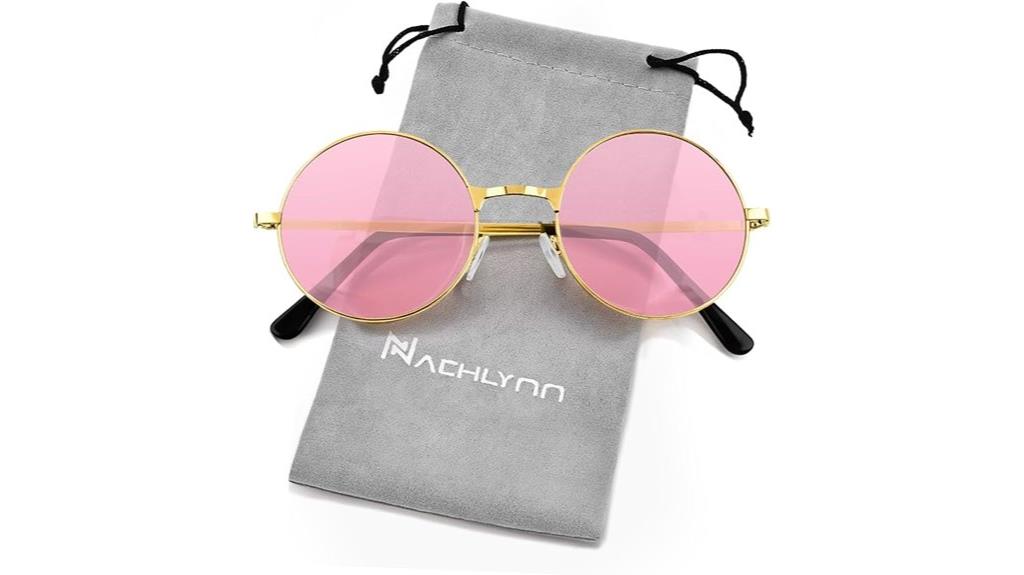 round metal hippie sunglasses