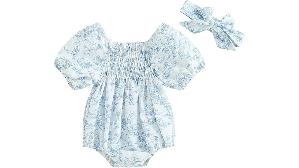 ruffle sleeve pleated romper