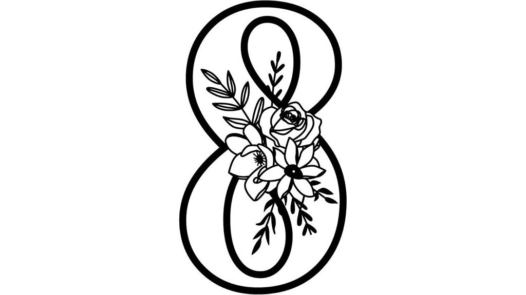 rustic 12 inch metal numbers