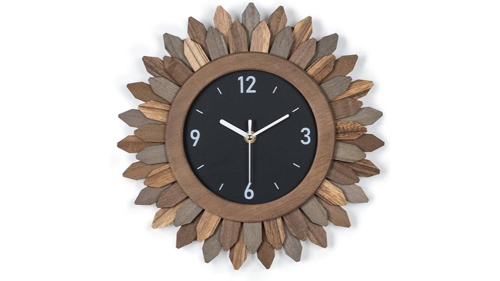 rustic wooden sunburst