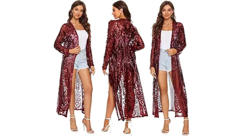 sequin summer cover up