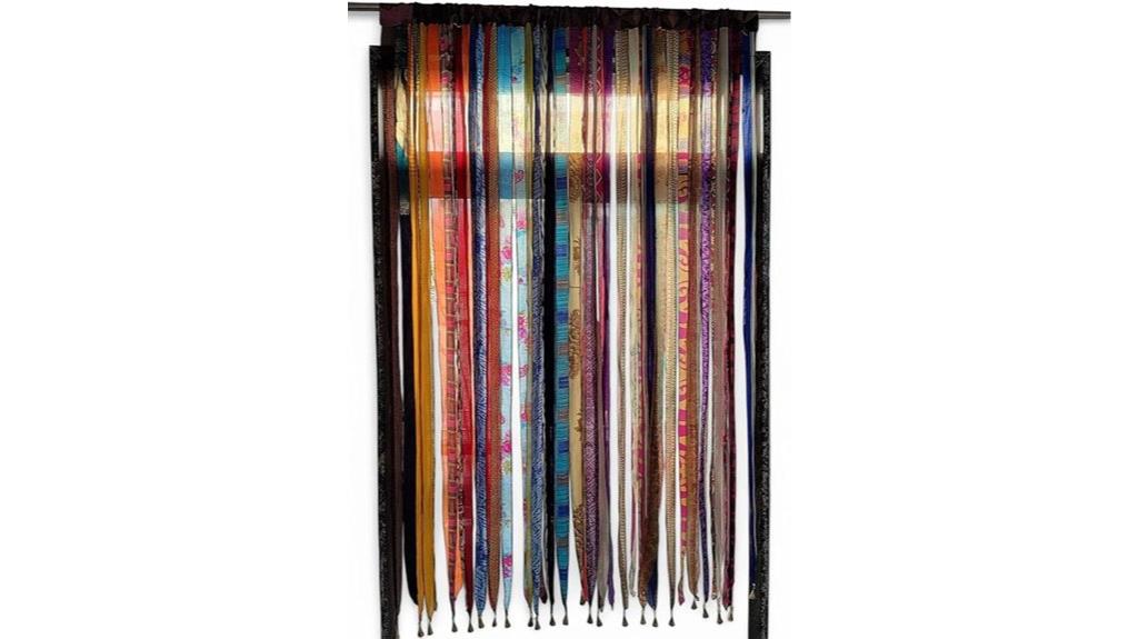 silk sari bohemian divider
