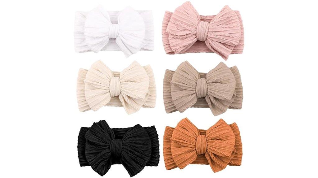 six pack baby headbands