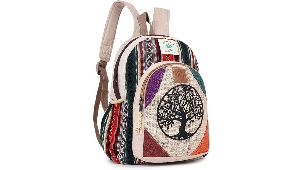 small hemp daypack