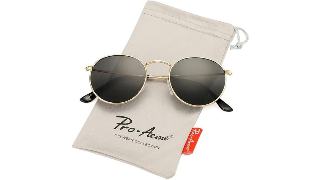 small round metal sunglasses