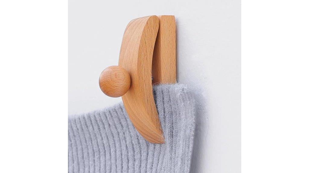 solid beech wood hangers