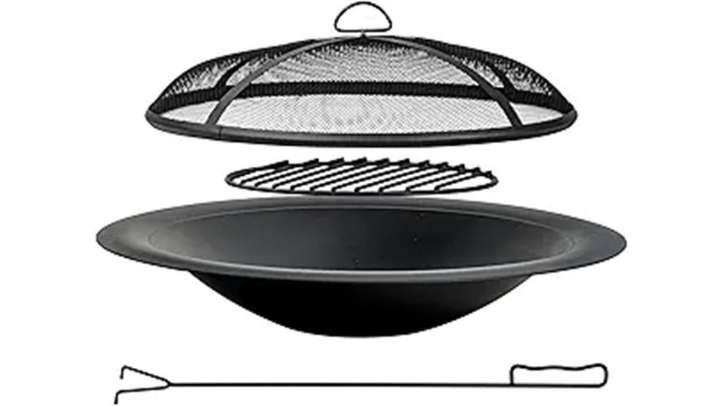 steel fire pit bowl