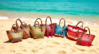 stylish and functional beach totes