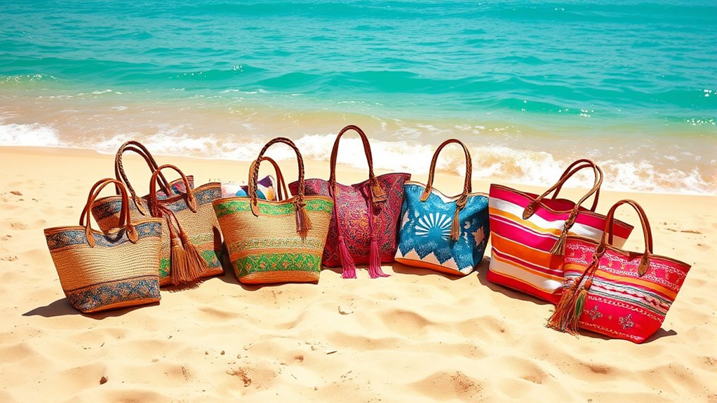 stylish and functional beach totes