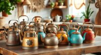 stylish and functional teapots