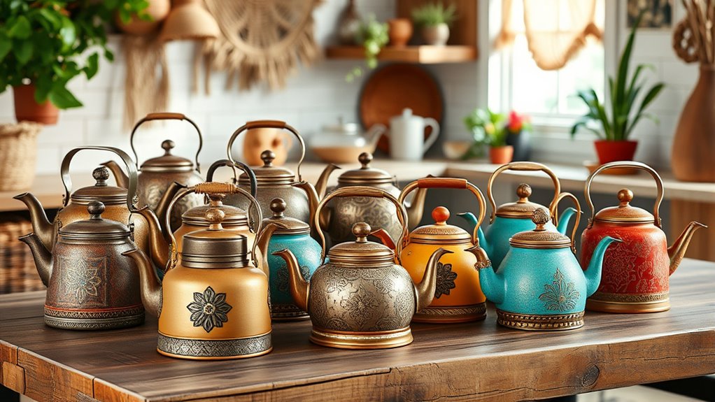 stylish and functional teapots