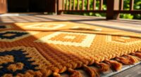 stylish boho door mats