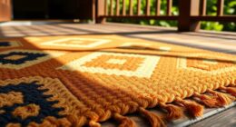 stylish boho door mats