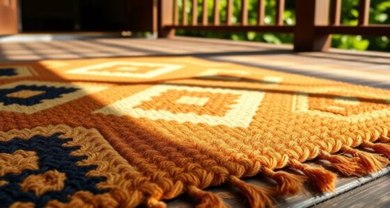 stylish boho door mats