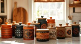 stylish boho kitchen storage