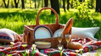 stylish boho picnic sets