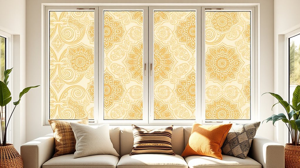 stylish boho privacy films