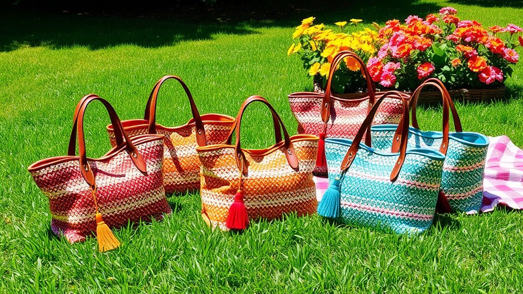 stylish functional picnic cooler bags